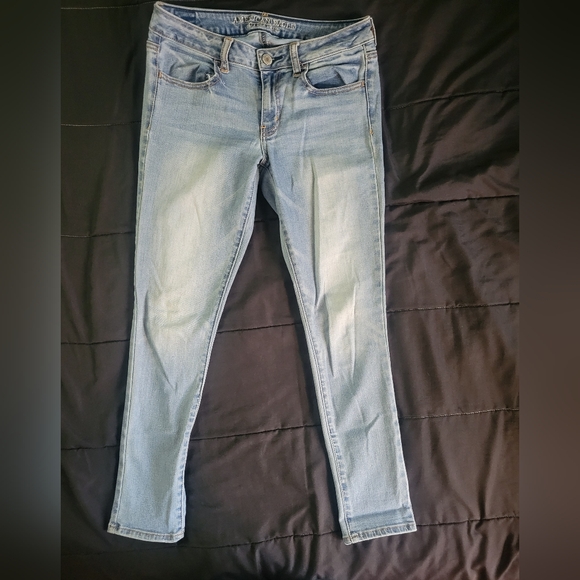 American Eagle Outfitters Light Blue Skinny Jeans - Picture 1 of 2